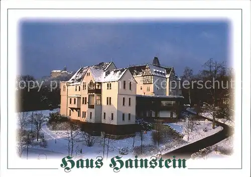 Eisenach Thueringen Hotel Haus Hainstein Kat. Eisenach