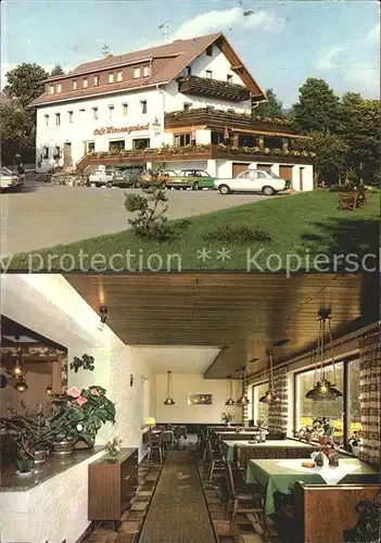 Bischofsgruen Pension Cafe Wiesengrund Kat. Bischofsgruen