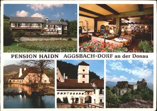 Aggsbach Dorf Donau Pension Haidn Kat. Aggsbach