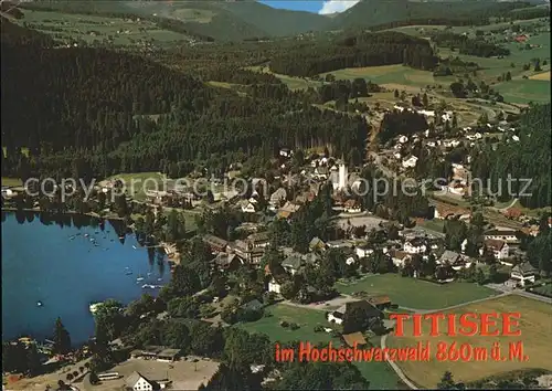 Titisee Fliegeraufnahme Kat. Titisee Neustadt