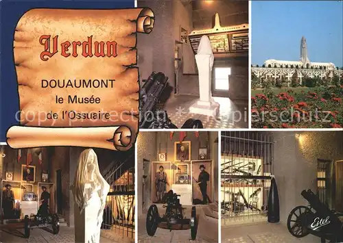Verdun Meuse Douaumont Musee de l Ossuaire Kat. Verdun