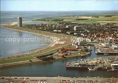 Buesum Nordseebad Fliegeraufnahme Kat. Buesum