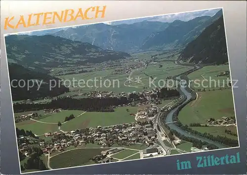 Kaltenbach Tirol Zillertal Ried Uderns Rofangebirge  Kat. Kaltenbach