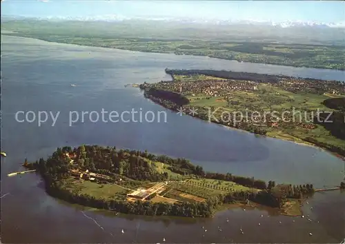 Insel Mainau Fliegeraufnahme Kat. Konstanz Bodensee