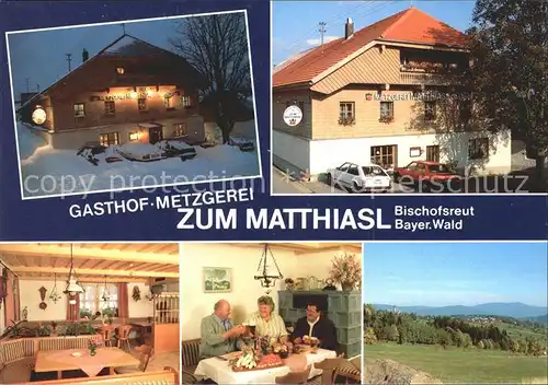 Bischofsreut Haidmuehle Gasthof Metzgerei Zum Matthiasl  Kat. Haidmuehle