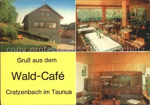 Weilrod Cratzenbach Wald Cafe Kat. Weilrod