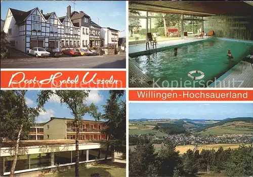 Willingen Sauerland Post Hotel Usseln Hallenbad  Kat. Willingen (Upland)