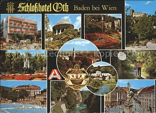 Baden Wien Schlosshotel Oth  Kat. Baden