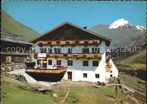 Vent Tirol Berggasthaus Rofenhof  Kat. Soelden