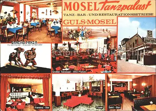 Guels Koblenz Mosel Tanzpalast Femina Bar Foyer Sekt Bar Kat. Koblenz