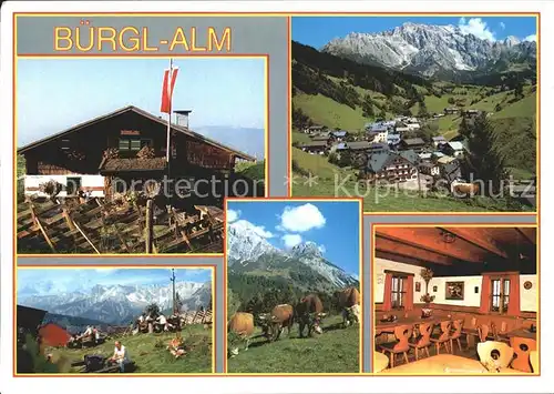 Dienten Hochkoenig Jausenstation Buergl Alm  Kat. Dienten am Hochkoenig