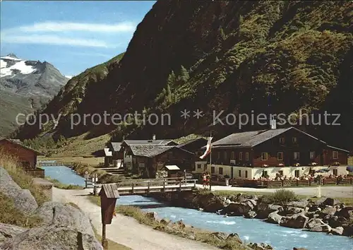 Matrei Osttirol Alpengasthaus Venedigerhaus Innergschloess Kat. Matrei in Osttirol