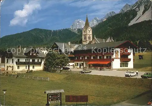 Ramsau Dachstein Steiermark Evangelische Kirche Gasthof Kirchenwirt Pehab Kat. Ramsau am Dachstein