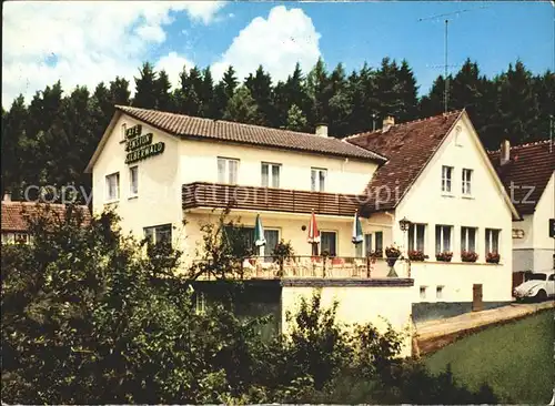 Hallwangen Restaurant Cafe Pension Silberwald Kat. Dornstetten