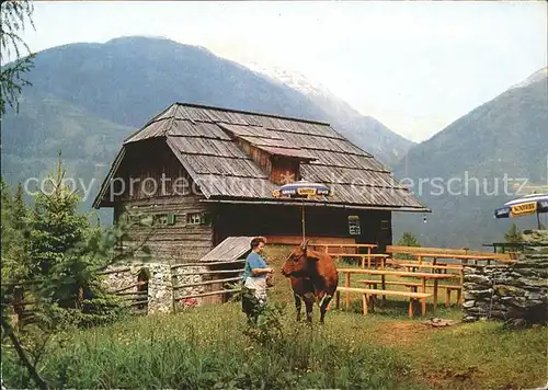 Obervellach Kaernten Almgasthaus Launsberg Kat. Obervellach