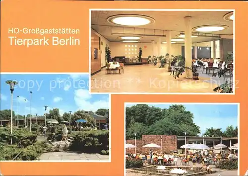 Berlin Tierpark HO Grossgaststaetten  Kat. Berlin