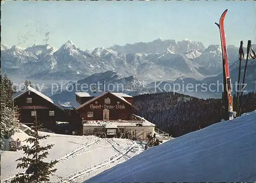 Nesselwang Sportheim Boeck Edelsberg Saeuling Zugspitze Kat. Nesselwang