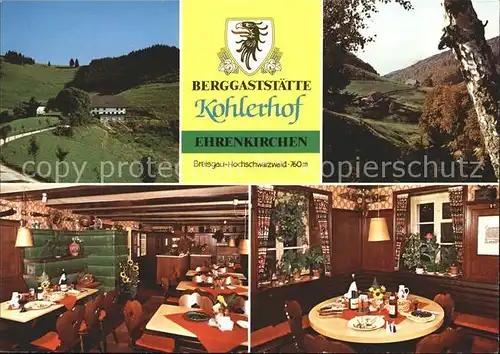 Ehrenkirchen Berggaststaette Kohlerhof  Kat. Ehrenkirchen