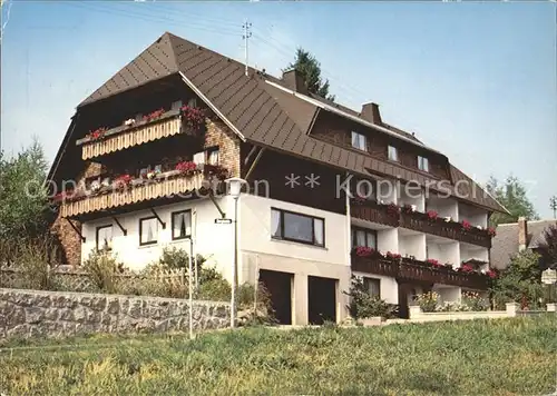 Schluchsee Gaestehaus Pension Simone Kat. Schluchsee