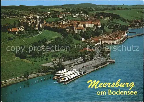 Meersburg Bodensee Fliegeraufnahme Kat. Meersburg