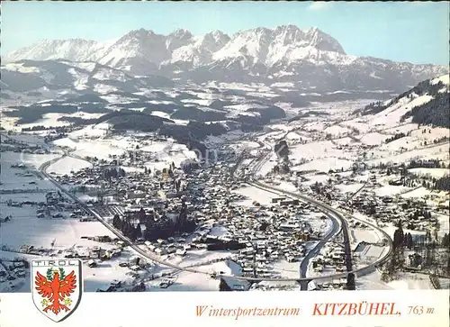 Kitzbuehel Tirol Schwarzsee Kaisergebirge Fliegeraufnahme Kat. Kitzbuehel