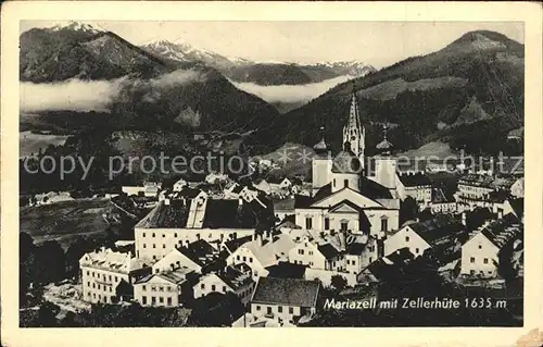 Mariazell Steiermark mit Zellerhuete Kat. Mariazell
