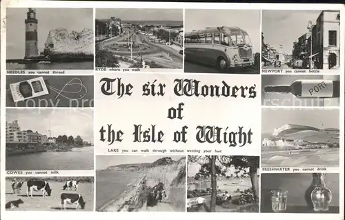 Isle of Wight UK The six Wonders / Isle of Wight /Isle of Wight