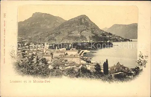 Lugano TI  et Monte Bre Lago di Lugano Kat. Lugano