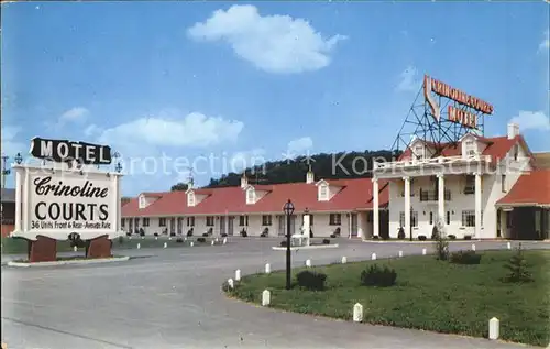 Bedford Pennsylvania Crinoline Courts Motel Kat. Bedford