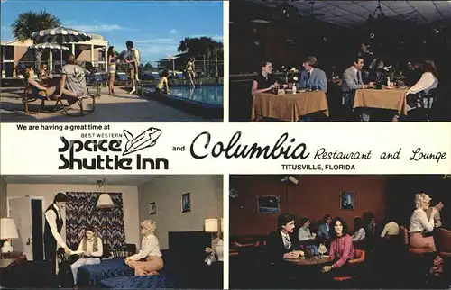 Titusville Florida Space Shuttle Inn and Columbia Hotel Kat. Titusville