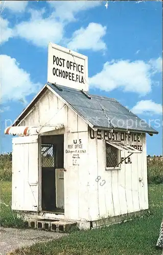 Ochopee Kleinste Postoffice in U.S. Kat. Ochopee