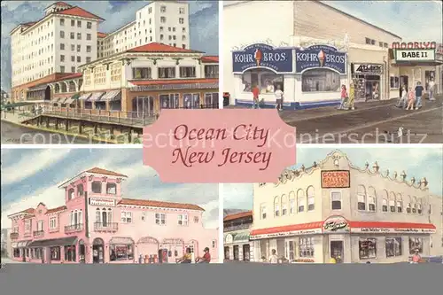 Ocean City New Jersey Ocean City Zeichnungen Kat. Ocean City