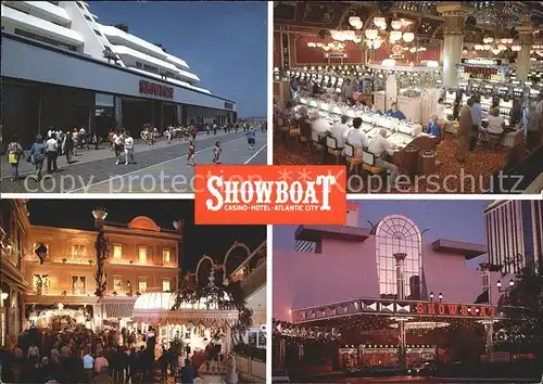 Atlantic City New Jersey Showboat Casino Hotel Kat. Atlantic City