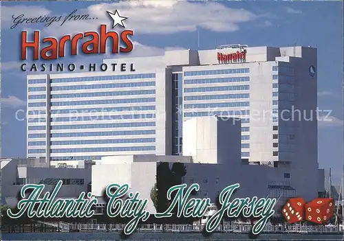 Atlantic City New Jersey Harrahs Casino Hotel Kat. Atlantic City