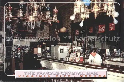 Virginia City Nevada Crystal Bar Kat. Virginia City