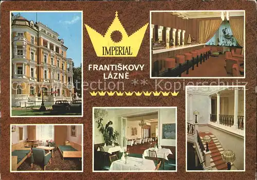 Frantiskovy Lazne Hotel Imperial Kat. Franzensbad