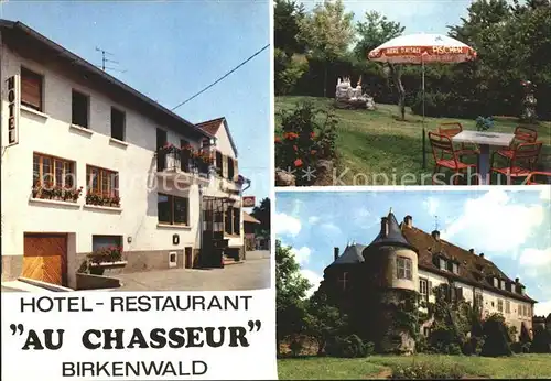 Birkenwald Hotel Restaurant Au Chasseur Kat. Birkenwald