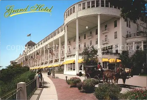 Mackinac Island Grand Hotel Pferdekutsche Kat. Mackinac Island