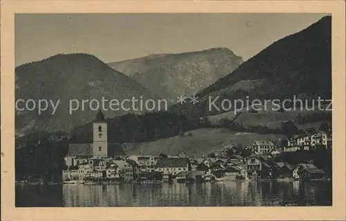 St Wolfgang Salzkammergut mit Schafberg Kat. St. Wolfgang im Salzkammergut