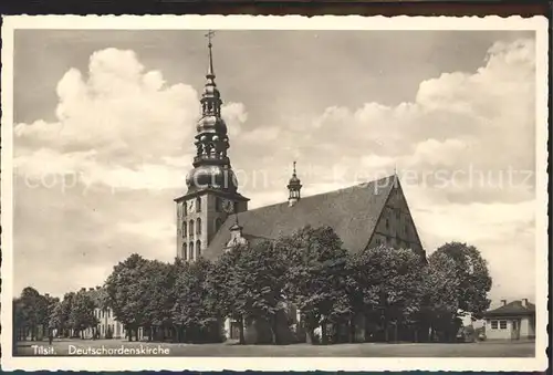 Tilsit Ostpreussen Deutschordenskirche Kat. Sowetsk