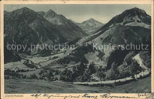 Hindelang Bad Oberdorf Jochstrasse Breitenberg Rotspitze Kat. Bad Hindelang