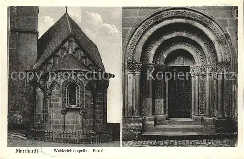 Murrhardt Walderichskapelle Portal Kat. Murrhardt