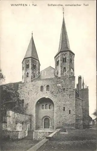 Wimpfen Stiftskirche  Kat. Bad Wimpfen