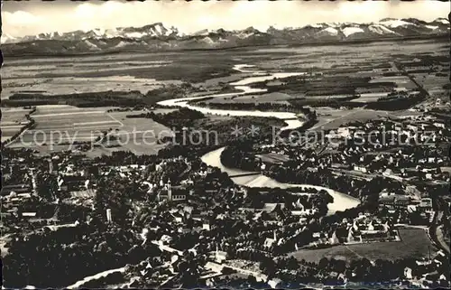 Landsberg Lech Foehn Wetterstein Zugspitze Tiroler Berge  Kat. Landsberg am Lech