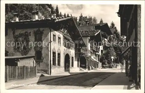 Partenkirchen Das alte Haus  Kat. Garmisch Partenkirchen
