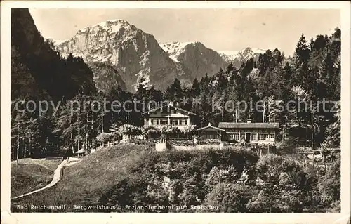 Bad Reichenhall Bergwirtschaft und Enzianbrennerei Zum Schroffen  Kat. Bad Reichenhall