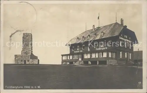 Feldberg Schwarzwald Feldbergturm Gasthaus  Kat. Feldberg (Schwarzwald)