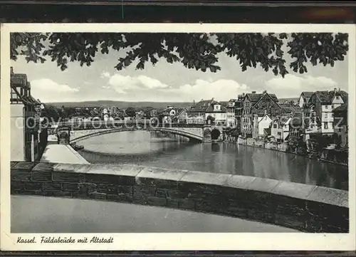 Kassel Fuldabruecke Altstadt Kat. Kassel
