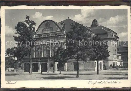 Kassel Preussisches Staatstheater Kat. Kassel