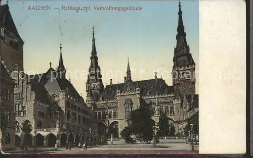 Aachen Rathaus Verwaltungsgebaeude Kat. Aachen